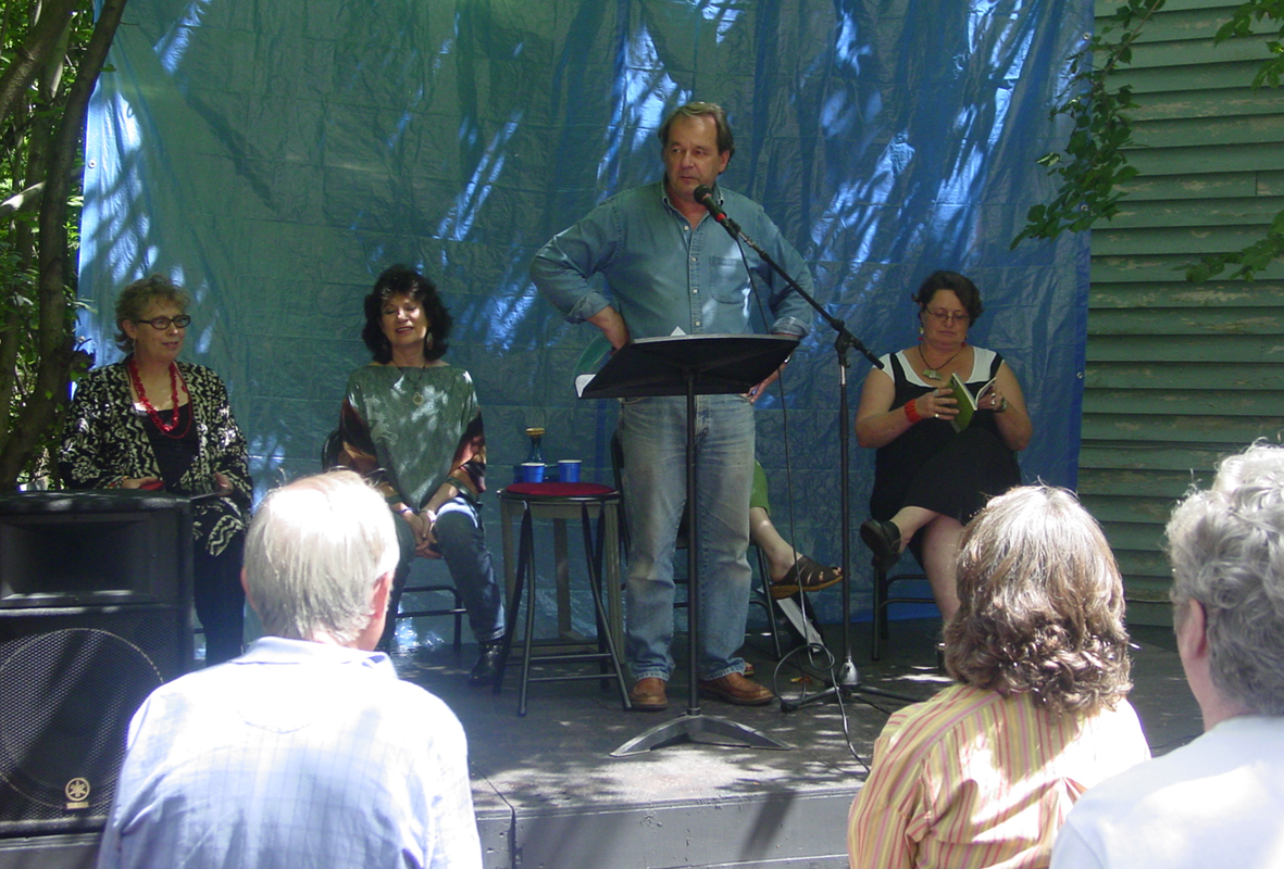 reading at Liberty Free Theatre